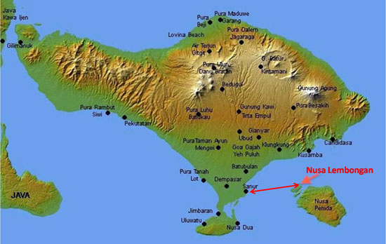 Map-Bali
